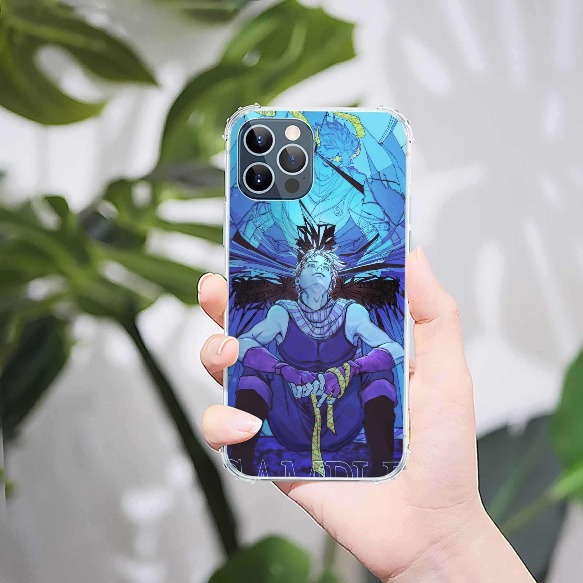 （画像用） ジョジョの奇妙な冒険 JoJo's Bizarre Adventure 【iPhone 12シリーズ対応】透明スマホケース（クリアソフトケース）